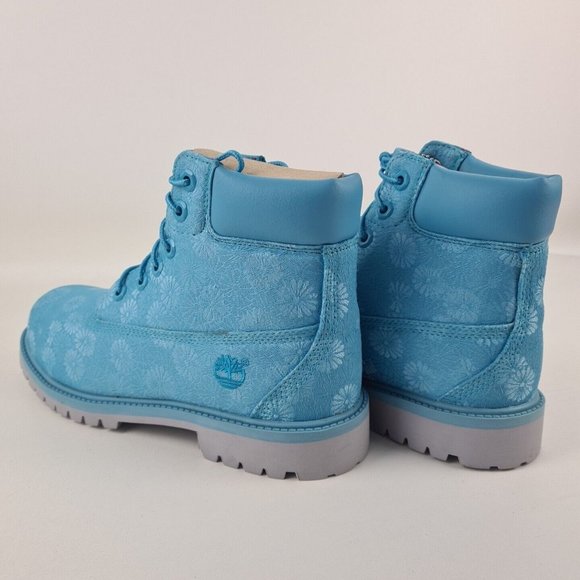 Timberland 6 IN Classic Boots Blue Floral - Picture 9 of 12